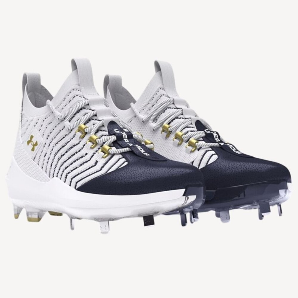 Under Armour Mens Harper 9 Pro ST Metal Baseball Cleats 3027445-103 Size 7.5